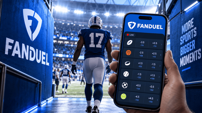 FanDuel live sports betting interface for Canadian bettors